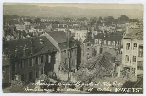 Destruction des maisons Majorelle et Félix Potin (Nancy)